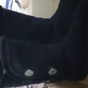 UGG Koolaburra Black Suede Winter Boots Size 10
